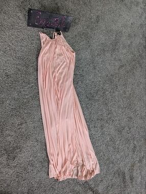 EUC Massimo Pleated soft blush Dress Xs